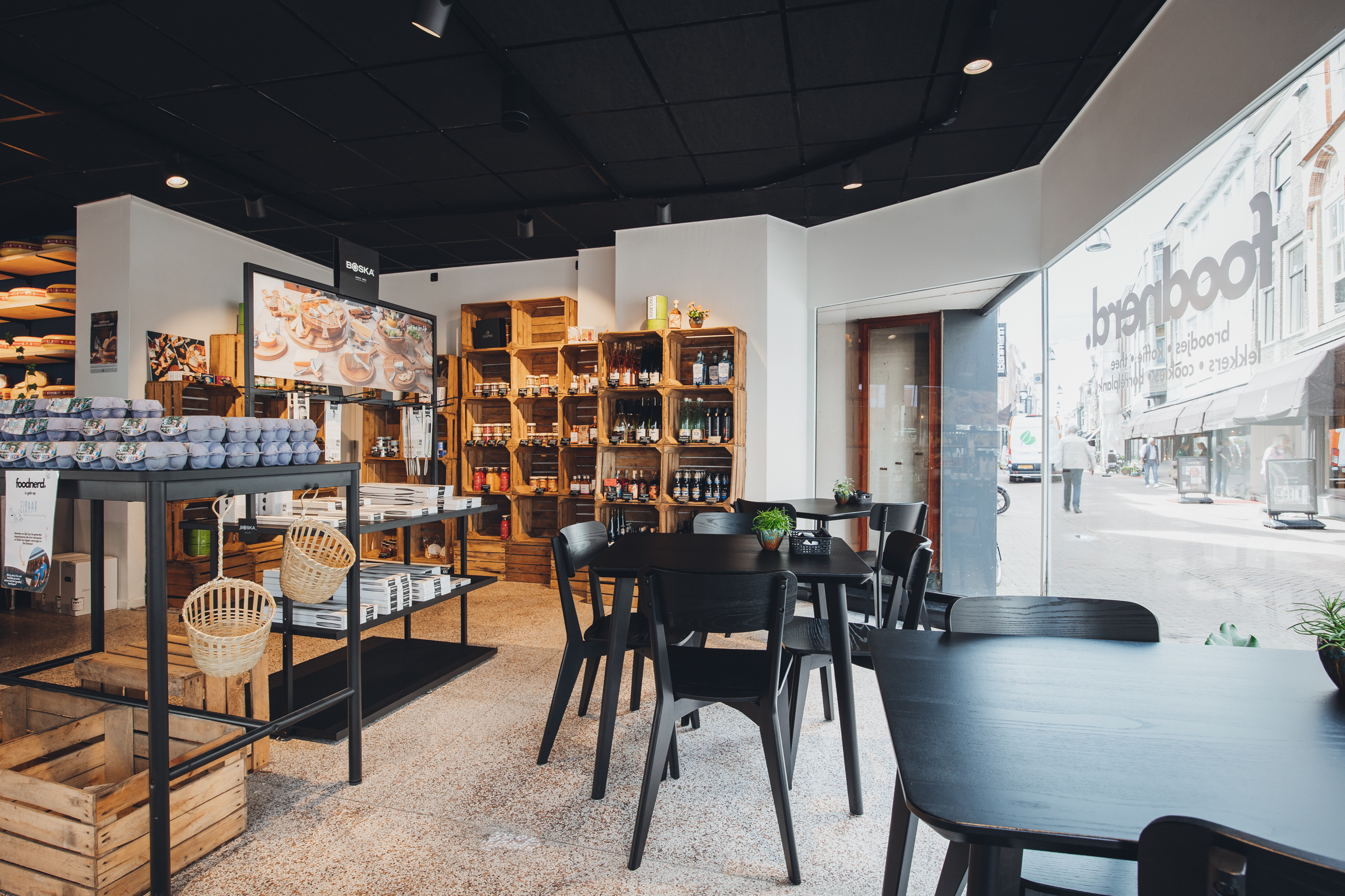 Sfeervolle zithoek in de winkel