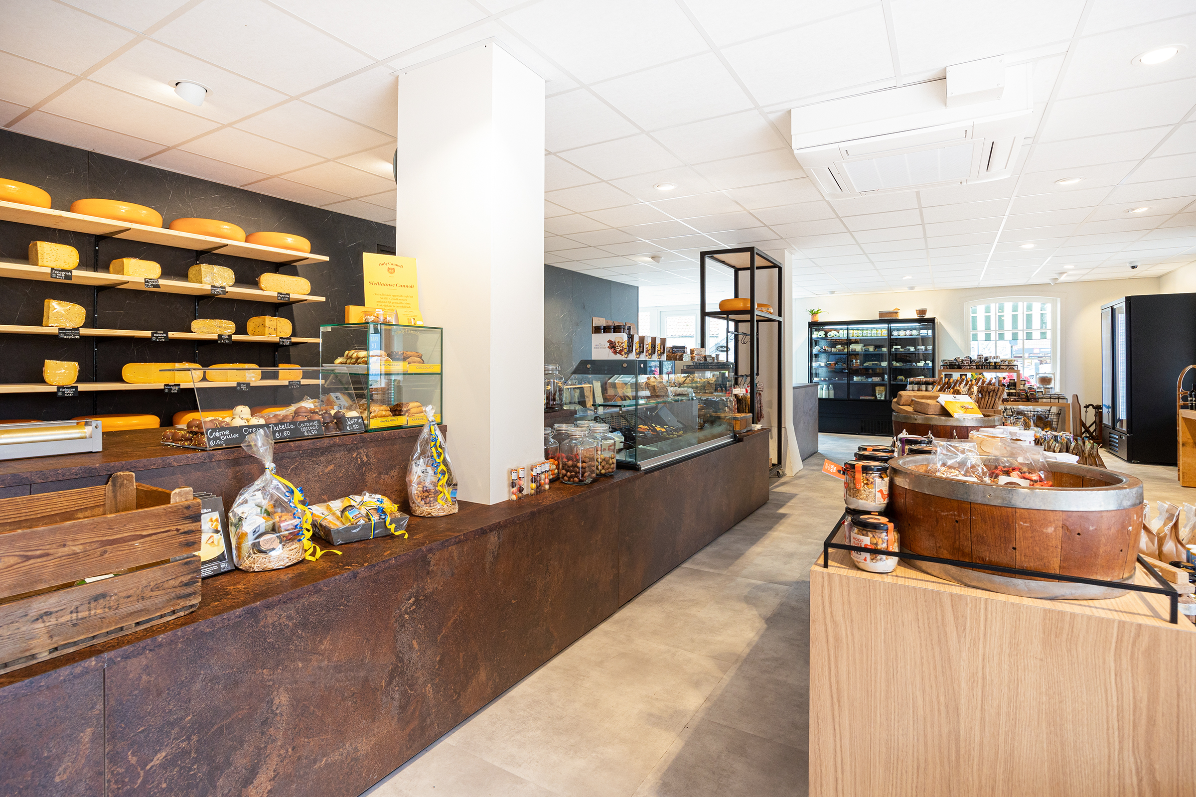 Interieur project Kaaswinkel Ameland