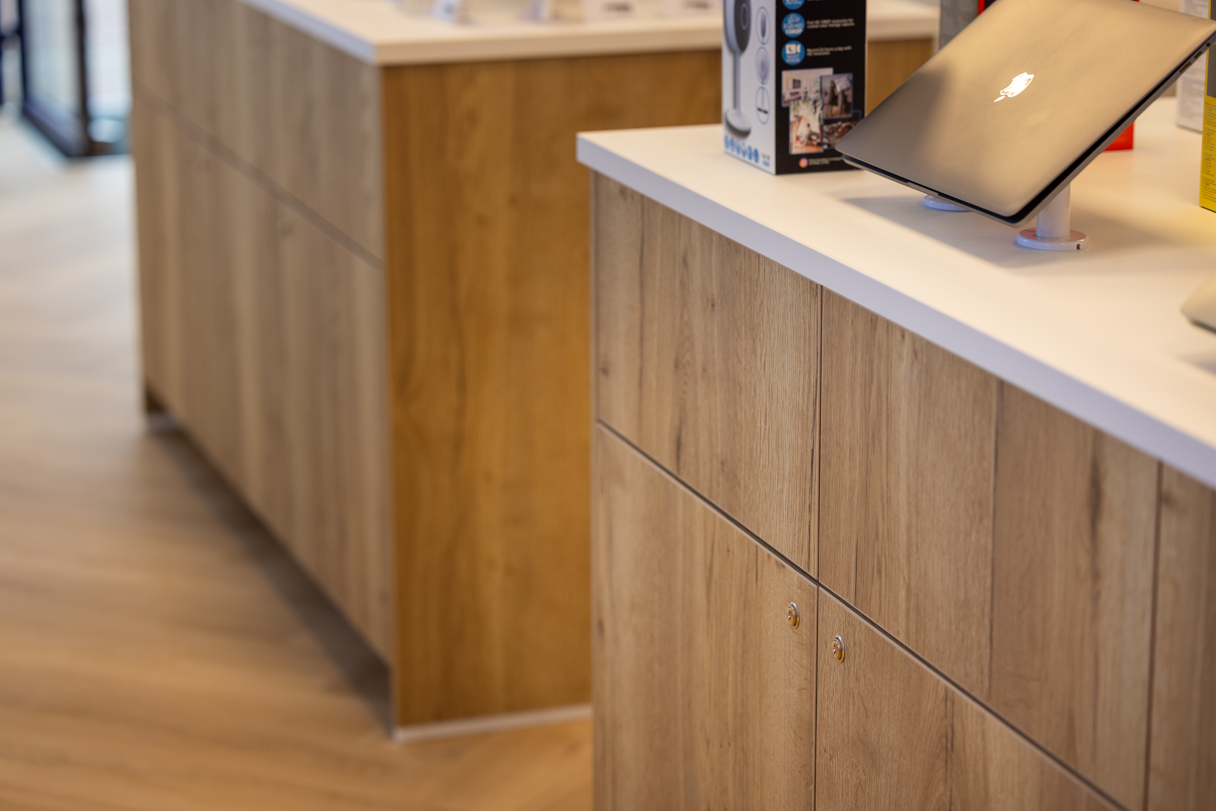 Detail van het meubelontwerp