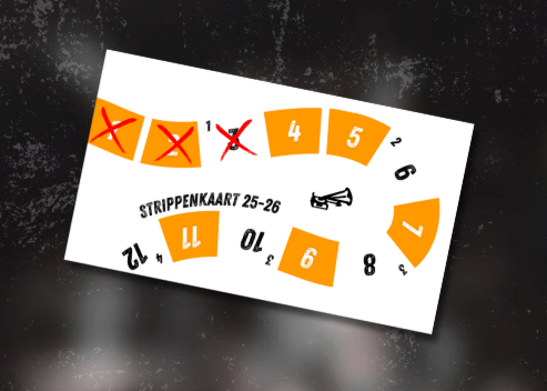 Ontwerp van een Peco strippenkaart